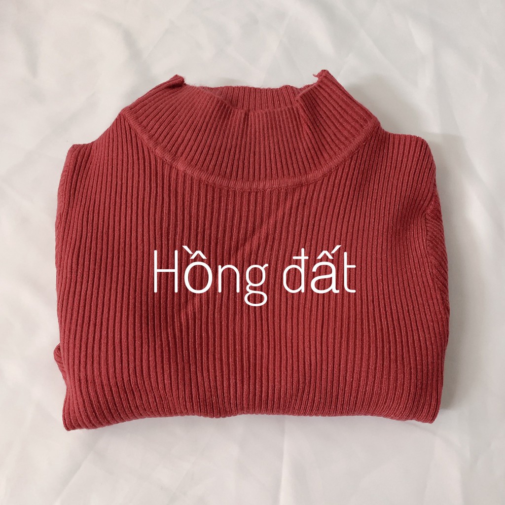 Áo Len Bầu Giữ Nhiệt Thu Đông Cổ 3-4p Dài Tay Ấm Áp Nhiều Màu Sắc HS3611 Honey Mommy