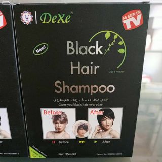 Dầu gội đen tóc Dexe black Hair