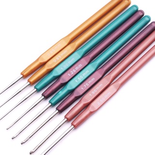 Bộ 8 kim móc chỉ - len