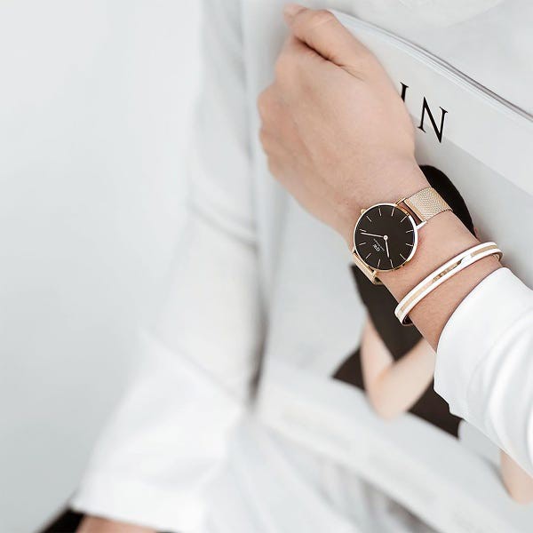 [Hàng Chính Hãng] Vòng tay nam nữ Daniel Wellington Classic Slim Bracelet