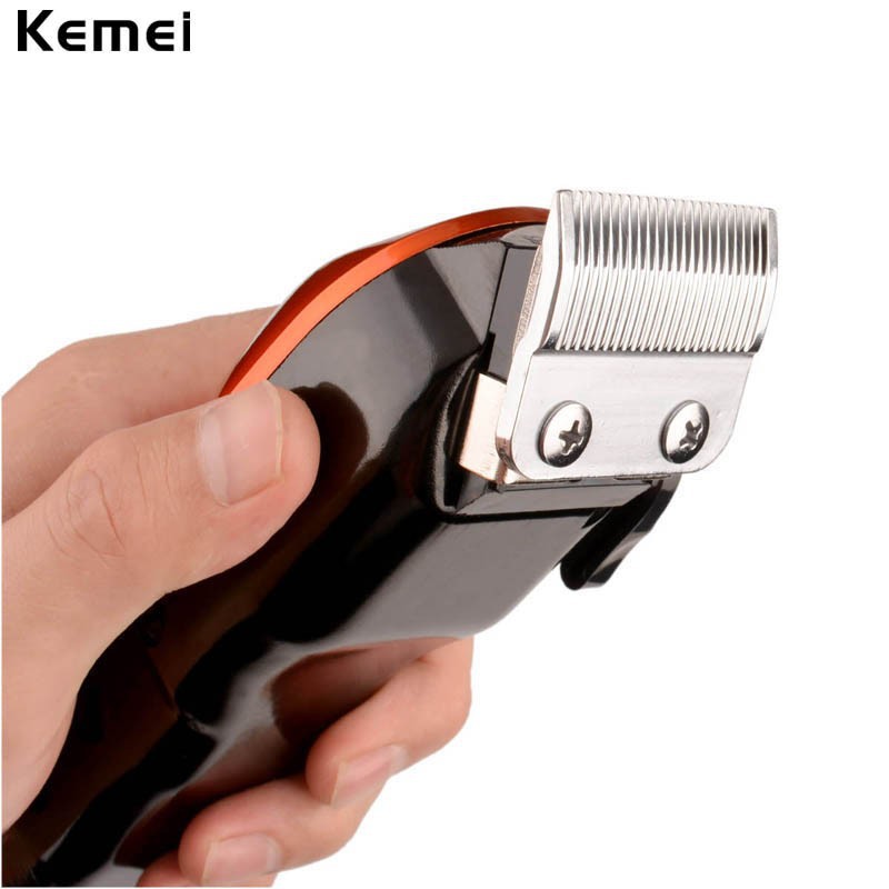 Tông Đơ Kemei KM-9012 Cao Cấp Mạnh Mẽ Có Thể Điều Chỉnh Đầu Lưỡi Dao Chuyên Dụng