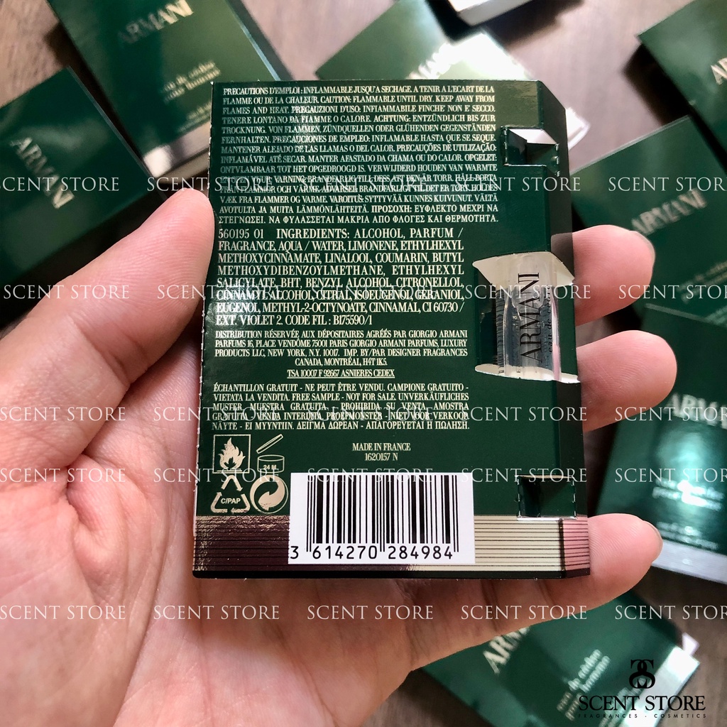 Scentstorevn - Vial chính hãng nước hoa Armani Eau de Cèdre, Eau D'Aromes, Eau de Nuit Pour Homm [1.2ml]