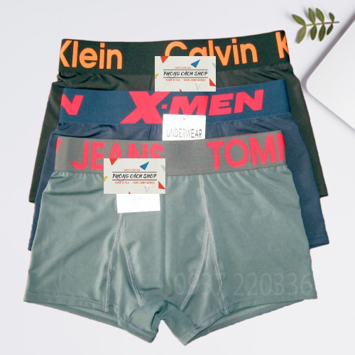 Quần lót nam Boxer thun lạnh 4 chiều cao cấp LƯNG BẢNG LỚN mặc mát - Sịp đùi 1x292