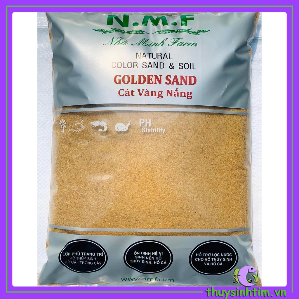 Cát Vàng Nắng Siêu Mịn 1kg - Nền Trang Trí Bể Cá, Bể Thủy Sinh