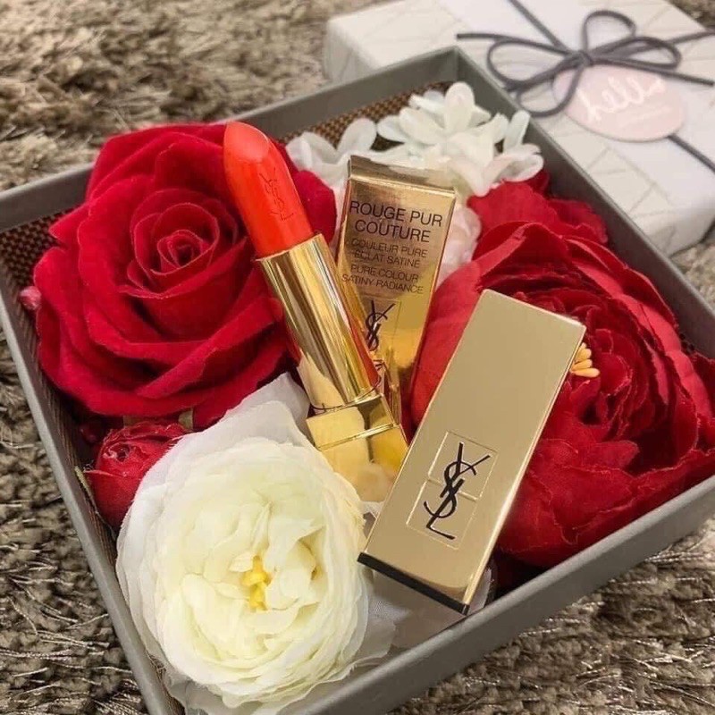 [Chính Hãng] Son YSL Rouge Pur Couture 13 Le Orange - đỏ cam