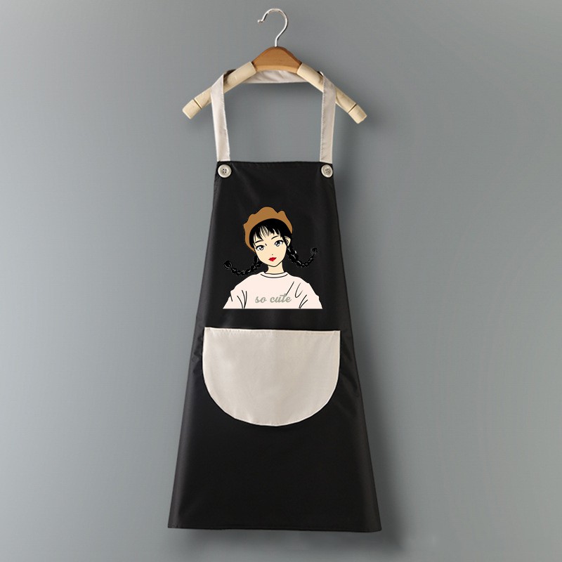 Tạp Dề Hàn Quốc in hình Cute cao cấp Chống thấm nước, Chống bám bẩn hiệu quả [Hàng có sẵn] | BigBuy360 - bigbuy360.vn