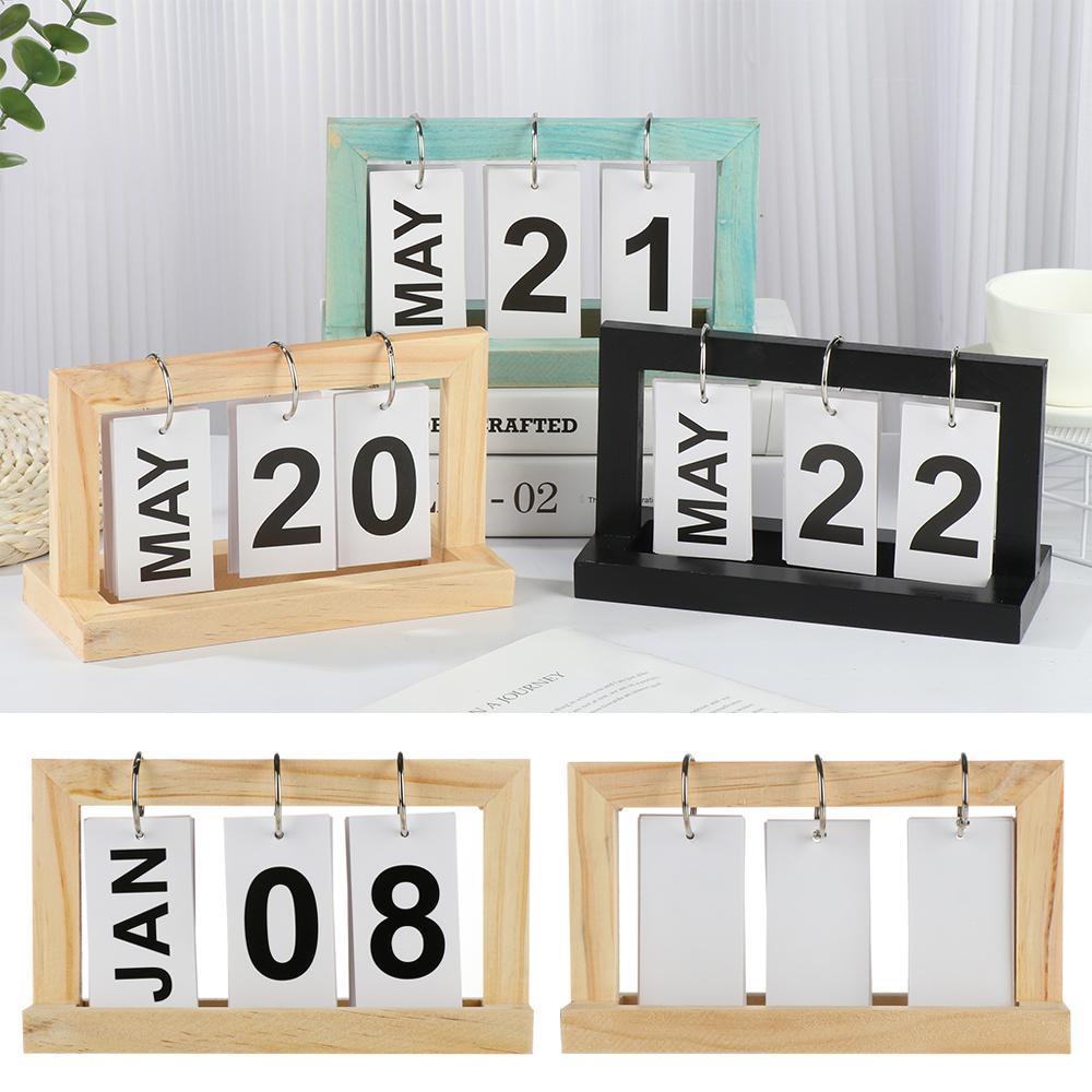 Lịch Gỗ Để Bàn Thiết Kế Sáng Tạo Dùng Trang Trí
