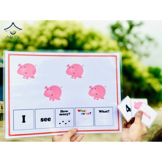 [Học liệu dính dán] Học liệu tập đếm