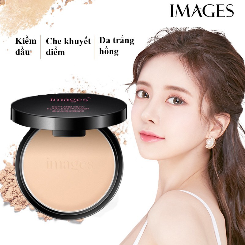 Set trang điểm IMAGES Kem CC + Phấn phủ + Son thỏi + Mascara + Mặt nạ cam đỏ TH-28 | BigBuy360 - bigbuy360.vn