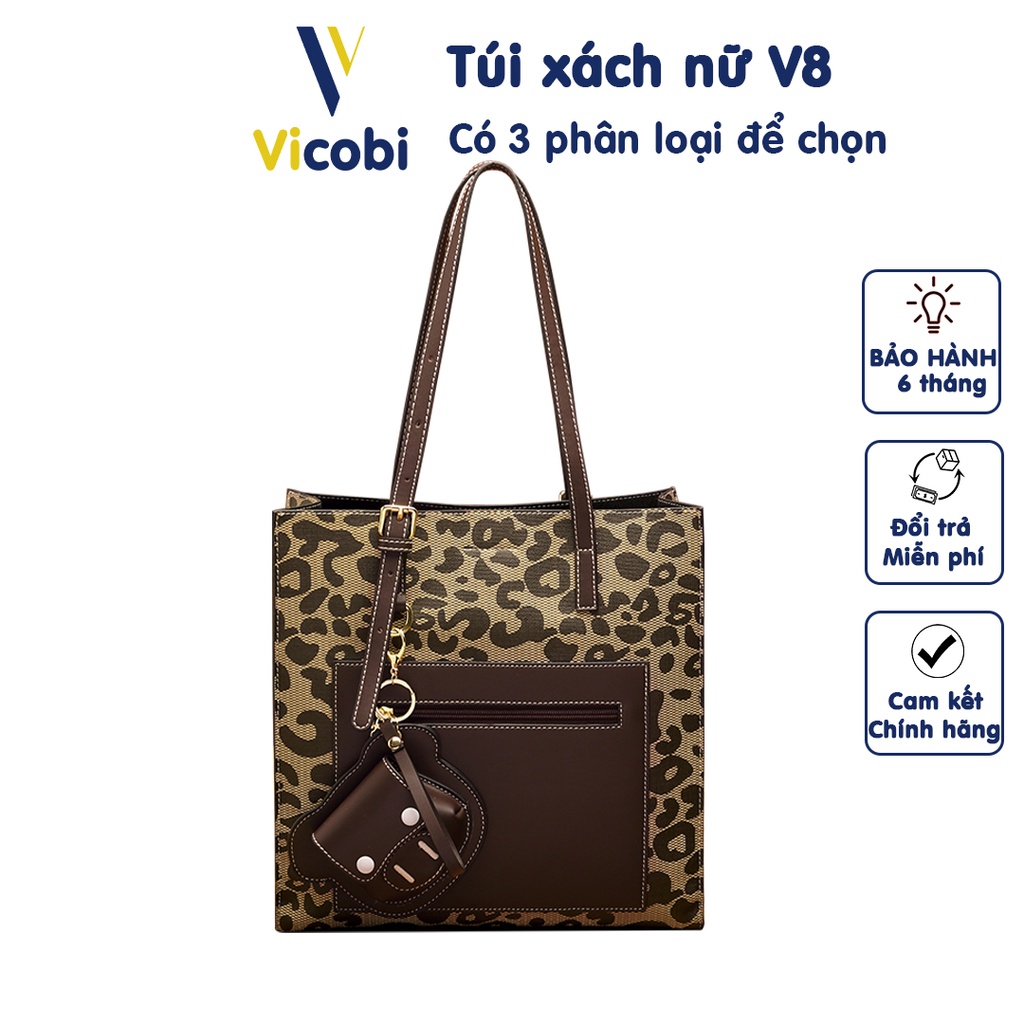 Túi xách công sở Vicobi V8, phù hợp chị em có nhiều đồ dùng cá nhân, để được cả giấy A4