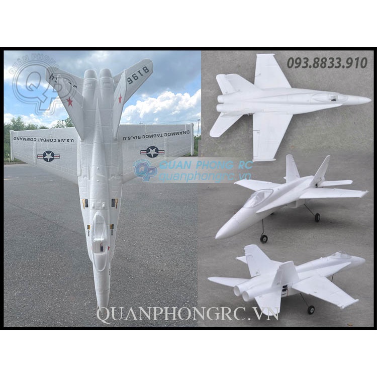 Kit Máy Bay EPO F-18 Super Hornet Sải 78cm EDF 70mm
