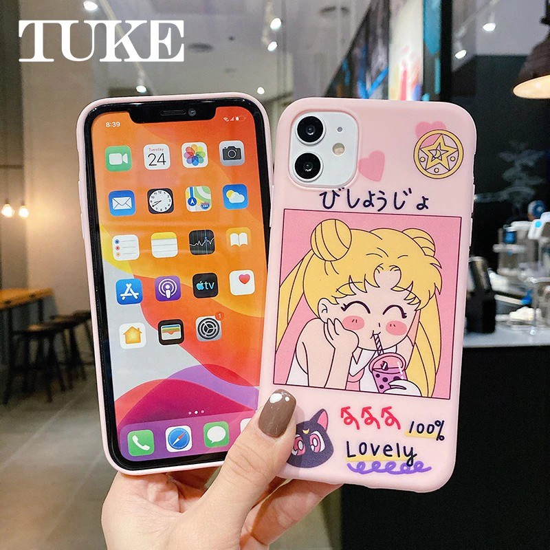 Ốp Lưng Phong Cách Thủy Thủ Mặt Trăng Cho Iphone 11 Pro Max X Xs Xr 6 6s 7 8 Plus 5 5s Se 2020 | BigBuy360 - bigbuy360.vn