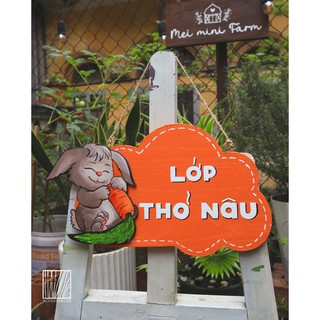 BẢNG GỖ TÊN LỚP HỌC