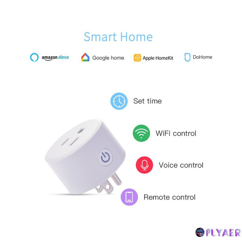 Ổ Cắm Thông Minh Wifi 90-250v Điều Khiển Bằng Ứng Dụng Điện Thoại Chất Lượng Cao