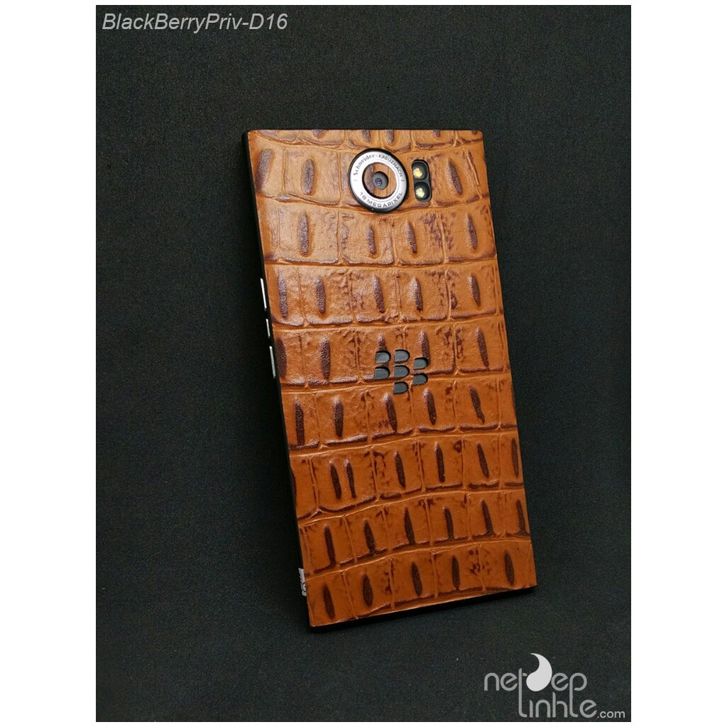 Dán da Blackberry Priv - da dập vân cá sấu