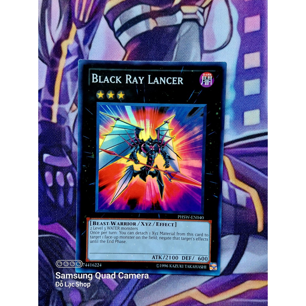 Thẻ Bài Mint90 Yugioh Monster Black Ray Lancer - PHSW-EN040 - Super