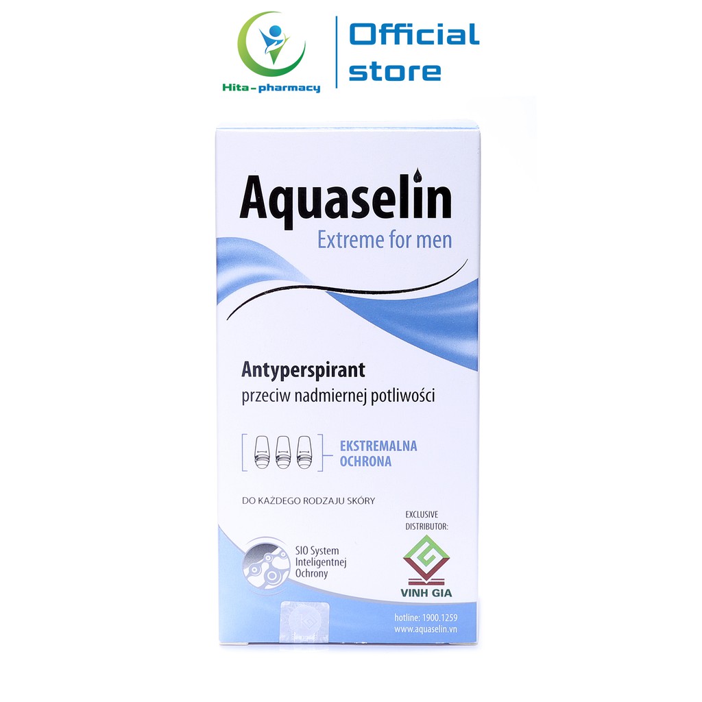 Lăn khử mùi cho nam Aquaselin Extreme For Men 50ml | BigBuy360 - bigbuy360.vn