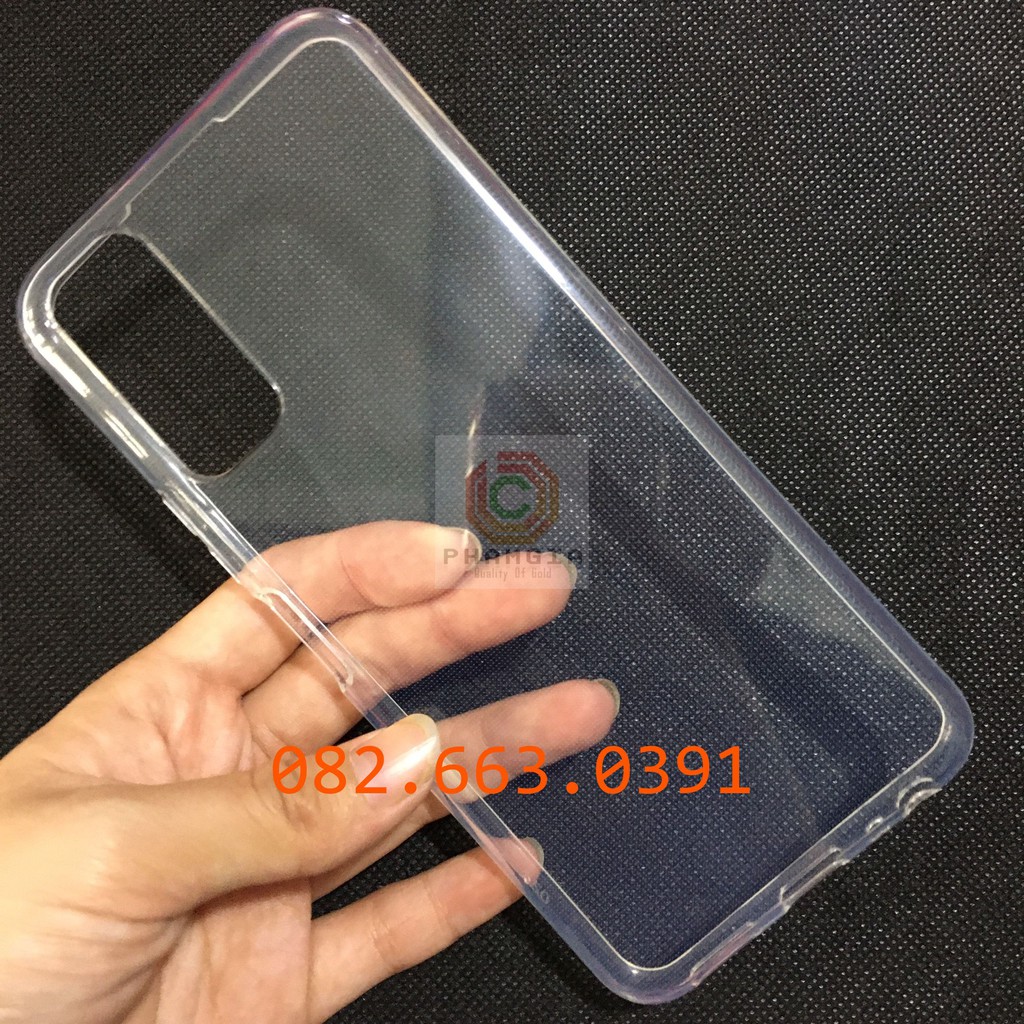 Ốp lưng Vivo Y20 / Y20s / Y30g / Y12s dẻo trong bảo vệ cam bền đẹp