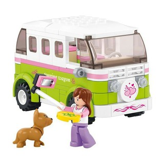 Đồ Chơi Lắp Ráp Sluban - Girl's Dream - Xe Cắm Trại M38-B0523