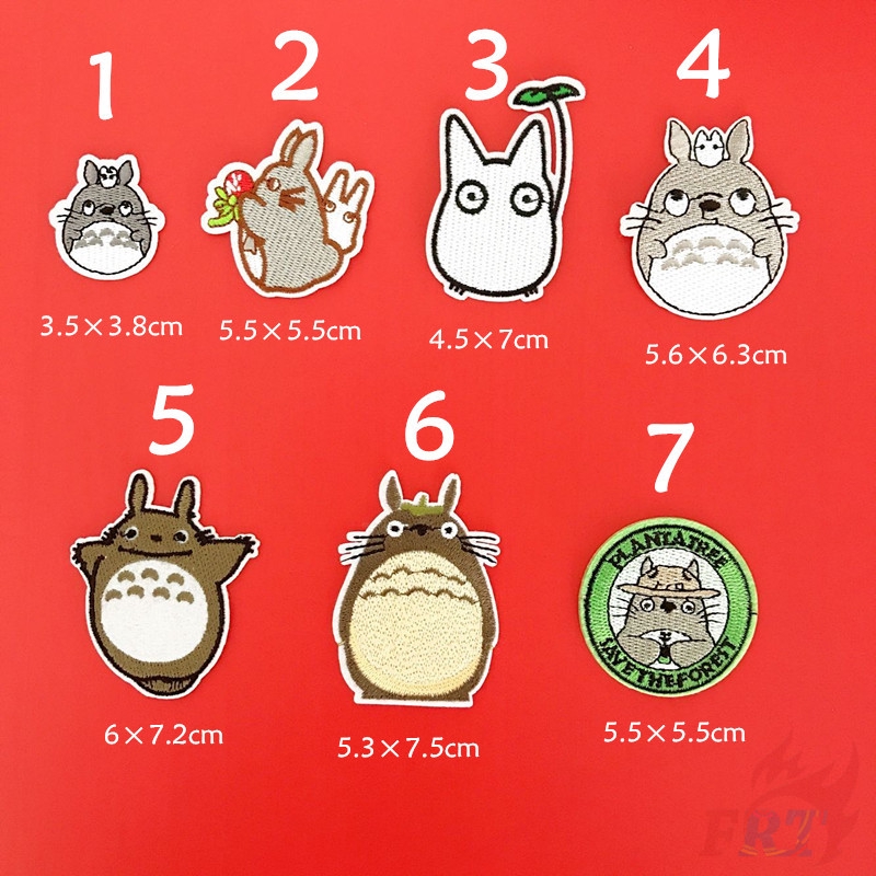 Miếng vá quần áo dạng ủi in hình My Neighbor Totoro