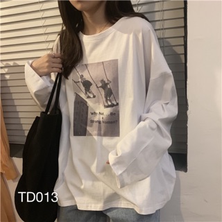 TD013 - ÁO TAY DÀI WHY NOT