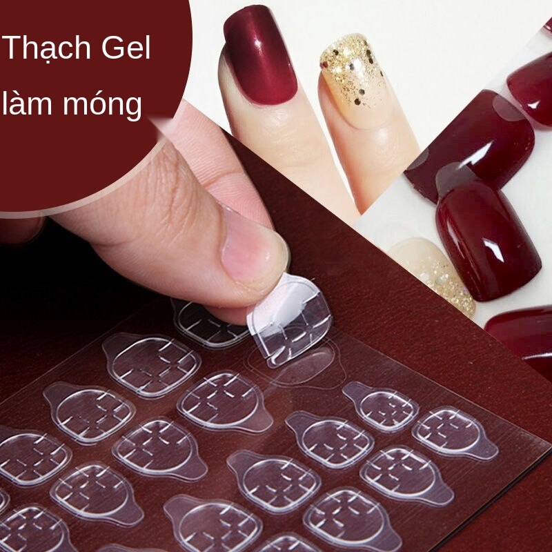 【Nail Gel】Móng Jelly Keo Chống Thấm Nước Lâu Dài Trong Suốt Dính Có Thể Tháo Rời Móng Tay Giả Viên