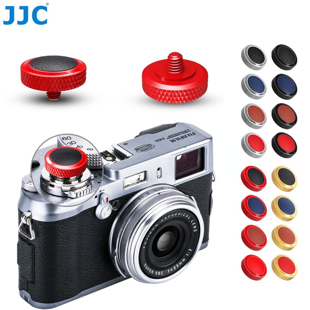 JJC Nút nhả cửa trập mềm cho Fuji Fujifilm X-T30II, X-E4, X-T4, X100V, X100F, X-PRO3, X-T30, X-T20, X-T3, X-T2, SON. RX1, RX1 R, RX1R II, RX10 II III IV, OLY. OM-1 và các máy ảnh khác