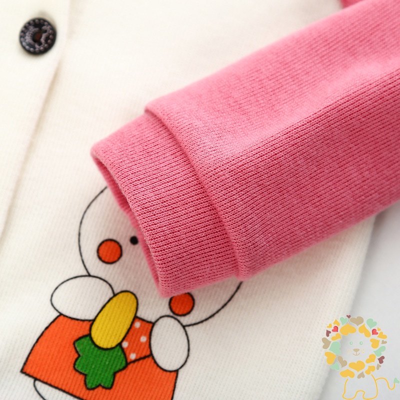 Áo cardigan cho bé từ 1 đến 5 tuổi chất len áo bomber bé trai hoạ tiết đáng yêu