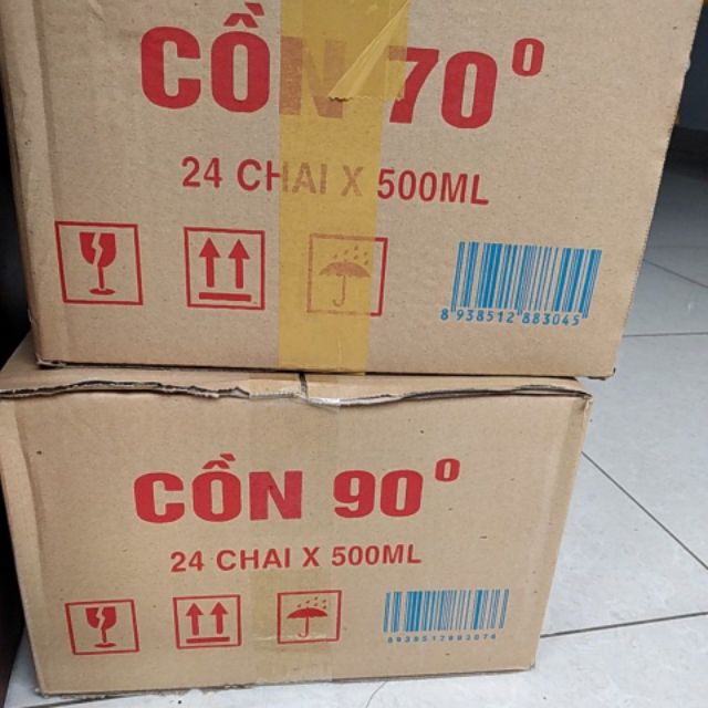 Cồn 70, 90 độ chai 500ml, sát khuẩn khử trùng