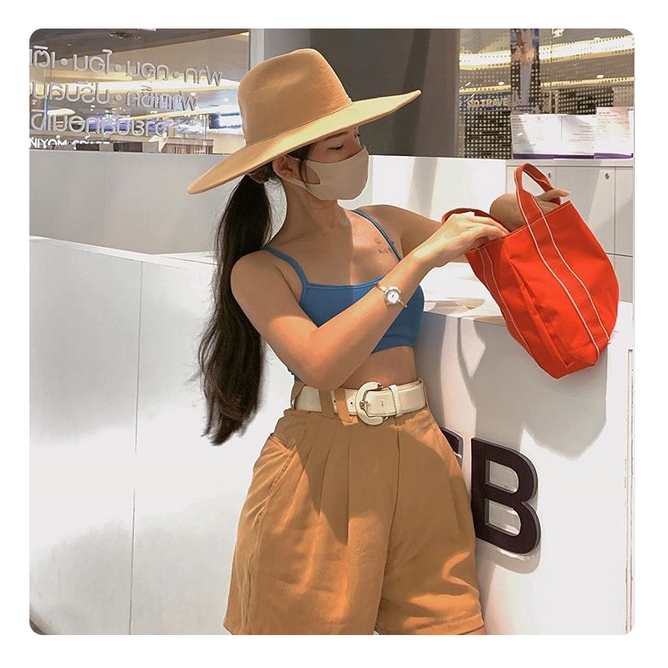 Mũ Nỉ Rộng Vành Thời Trang Thu Đông Mới Cho Nữ