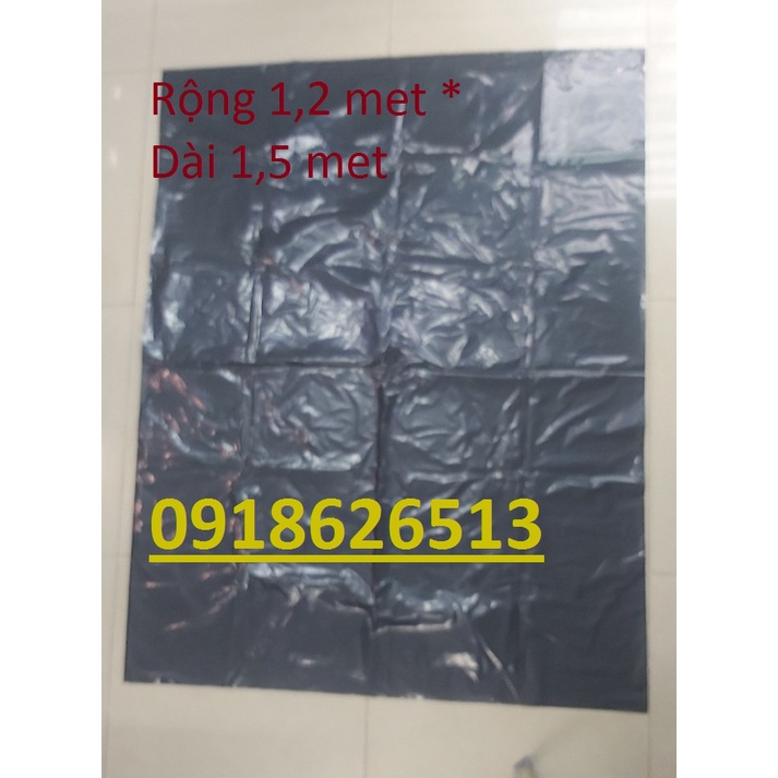 Túi/ bao rác cực đại, rộng 90cm*dài 120 cm & 120cm*150cm. loai I khong quai, sử dụng loại thùng rác công viên