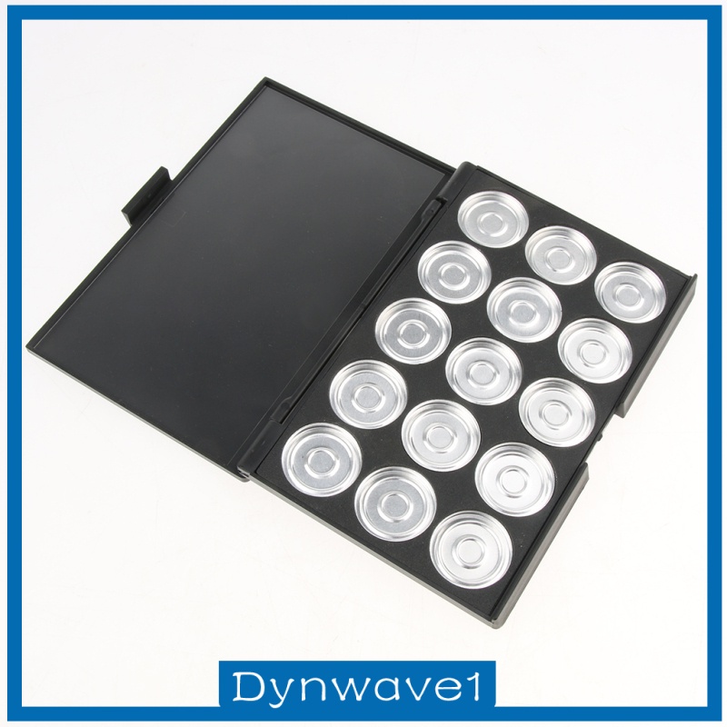 [DYNWAVE1] Empty Eyeshadow Blush Pigment Aluminum Palette Pans DIY Makeup Black Small