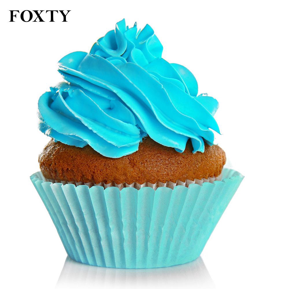 Set 100 Giấy Gói Bánh Cupcake / Bánh Cupcake / Muffin Diy Dễ Thương Cho Tiệc Cưới / Sinh Nhật