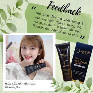 Sữa rửa mặt mầm gạo queenie skin - sữa rửa mặt queenie skin date mới nhất