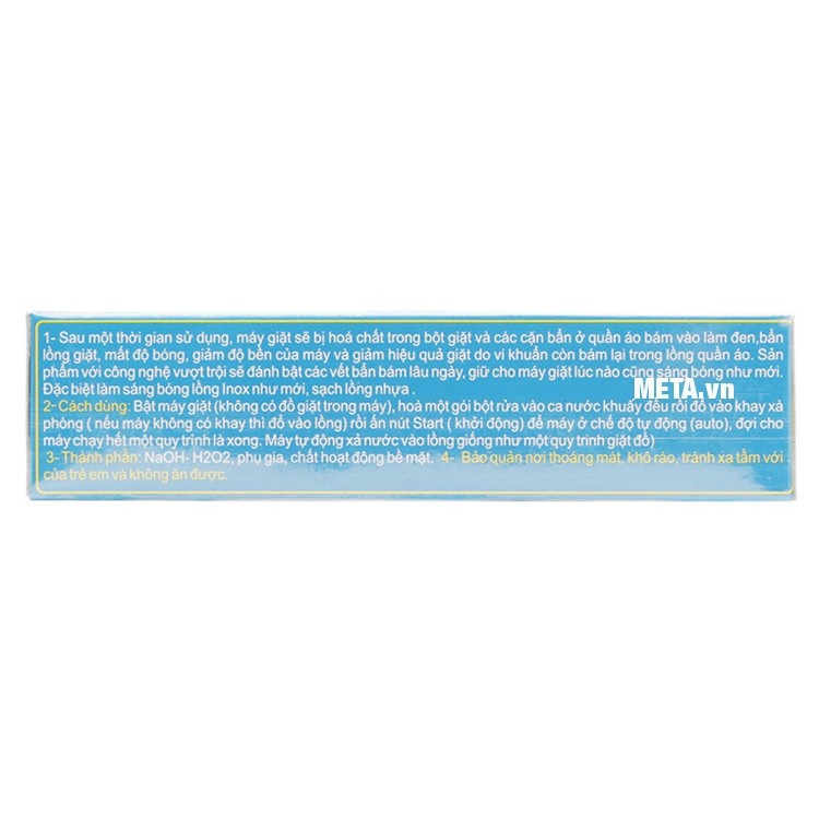 Bột Tẩy Lồng Máy Giặt Hando 2 x 100g