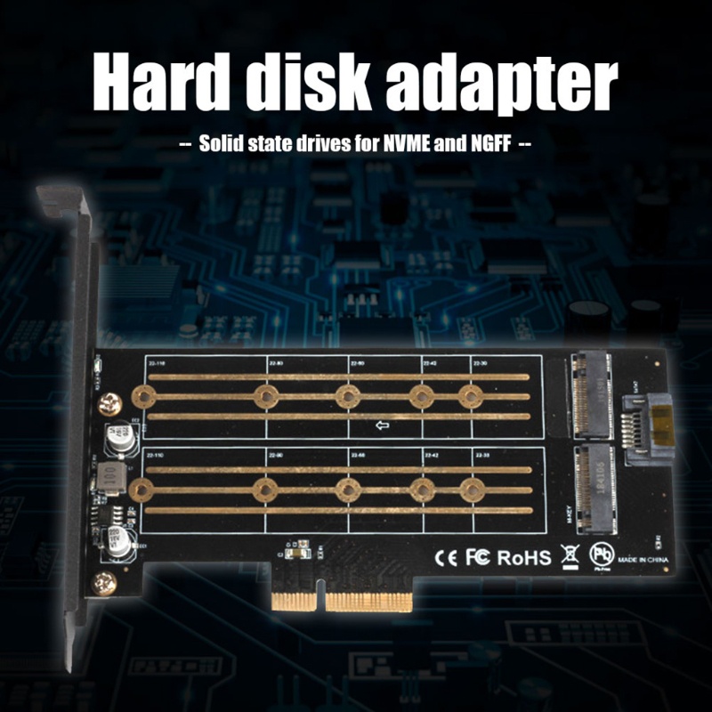 Adapter Chuyển Đổi PCI-E 3.0X4 Sang M.2 NVME Tốc Độ Cao Cho Xe Hơi
