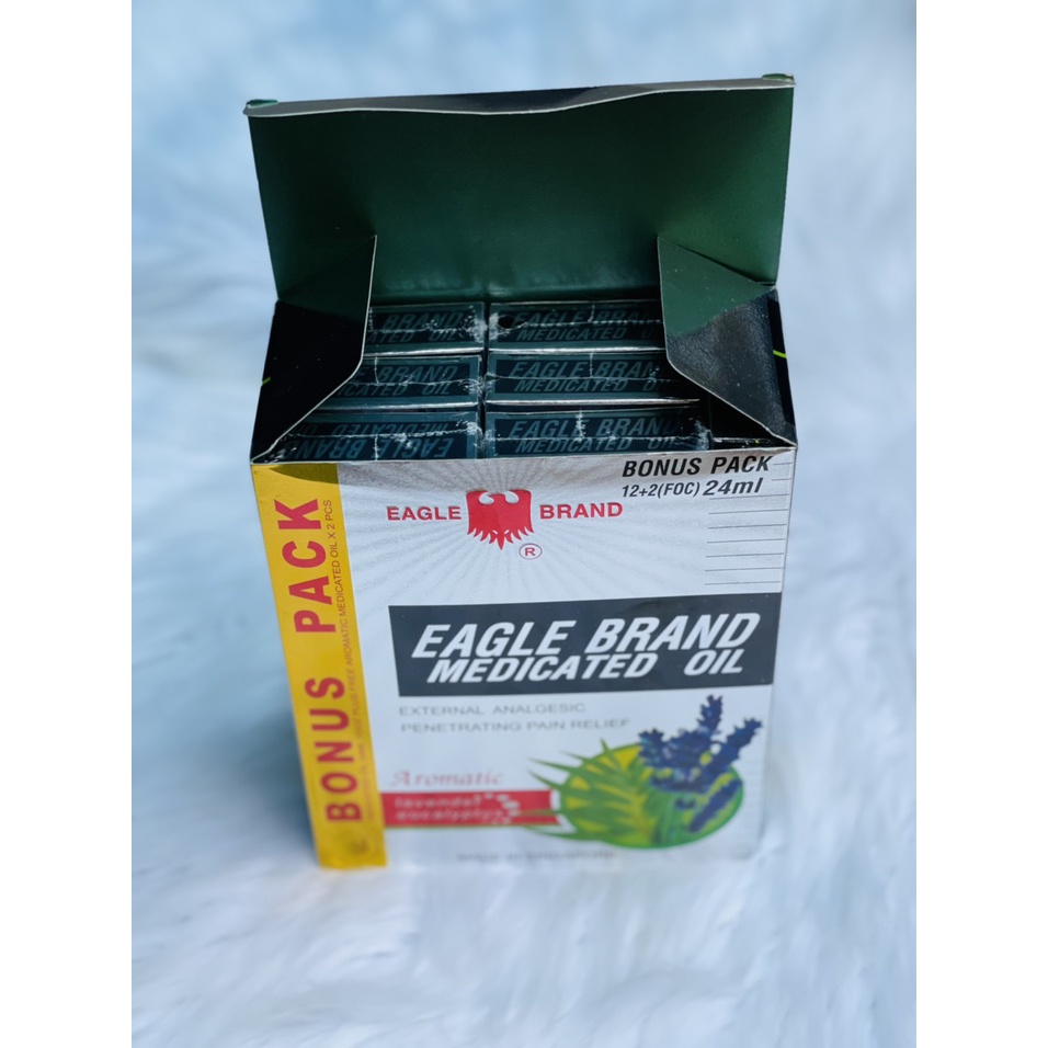 Dầu gió Con ó Trắng Singapore Eagle Brand Medicated Oil Refresh 24ml Singapore - Hương bạc hà đinh dương