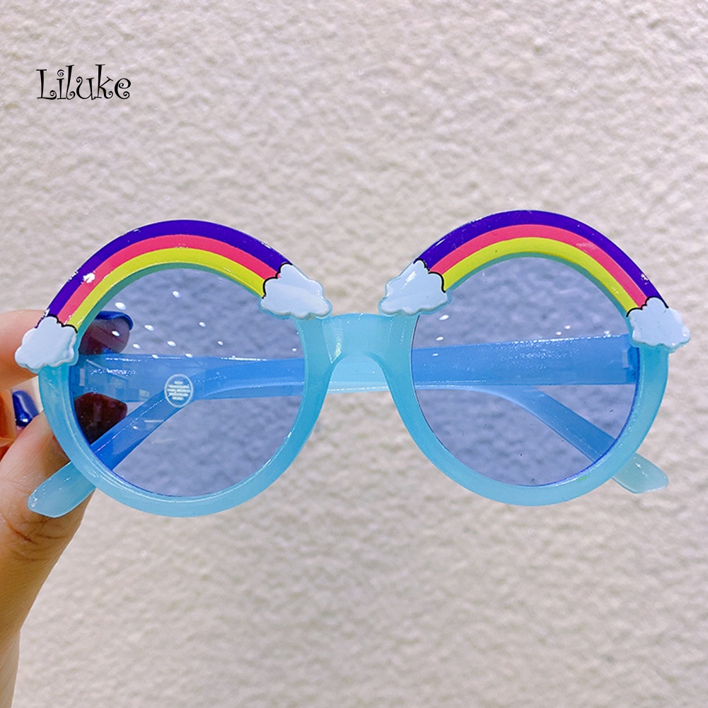Kính Mát Gọng Tròn Chống Tia UV Thời Trang Cho Bé