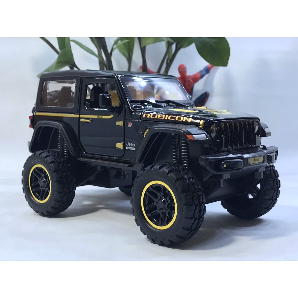 Mô hình xe ô tô Jeep Wrangler Rubicon 2 cửa tỷ lệ 1:20