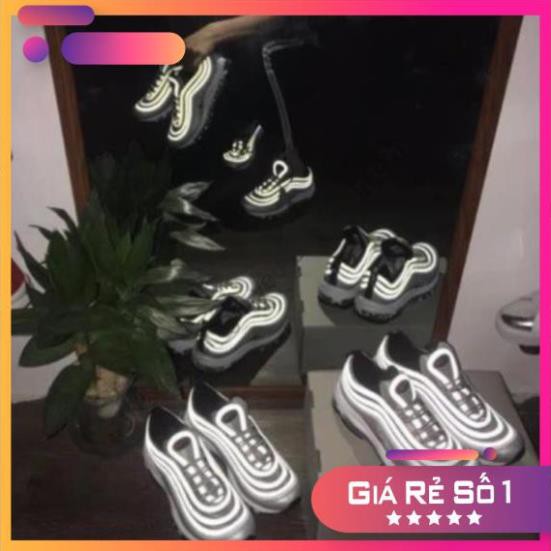 Giày Phản Quang Air Max 97 Nam Nữ _ AM97 Sale 11 -op1 " :