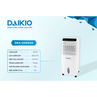 [INBOX NHẬN KM] [Giá Cực Mát] Máy làm mát không khí dân dụng Daikio