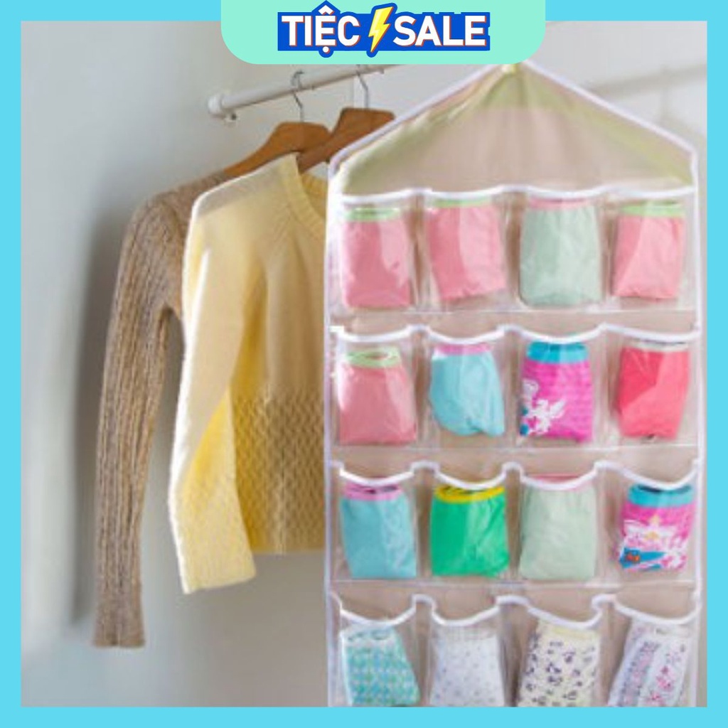 TÚI TREO ĐỒ LÓT 16 Ô _ Giá Bán Sỉ Lẻ