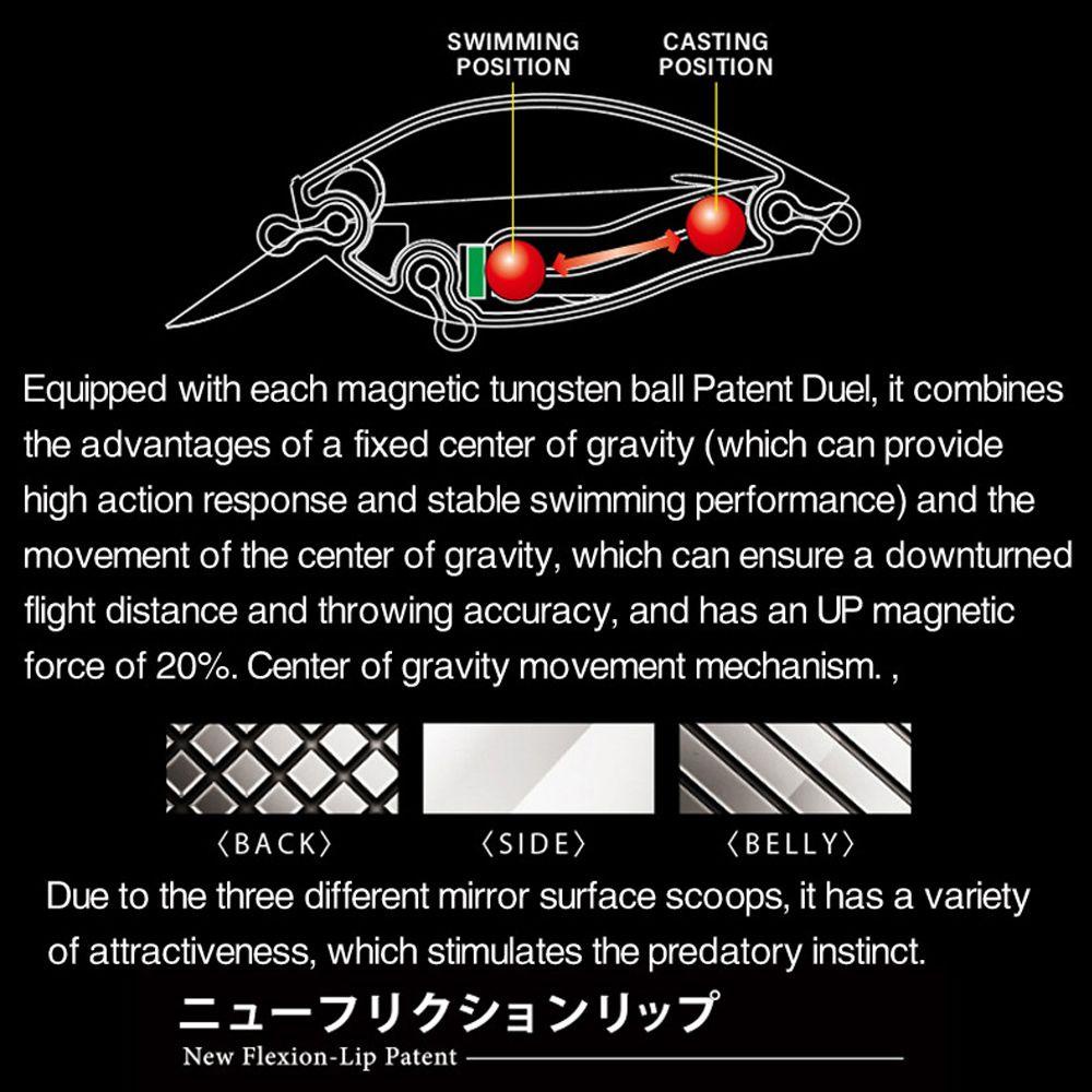 MUVAKO Mồi Câu Cá Nhân Tạo 3D Bằng Nhựa Cứng Kèm Lưỡi Câu Tiện Dụng