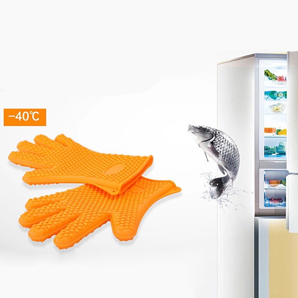 Bao tay làm bếp/nướng bánh chất liệu silicone