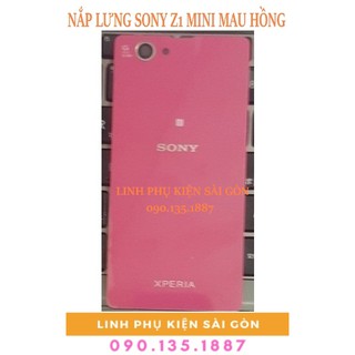 Nắp lưng sony z1 mini mau hồng