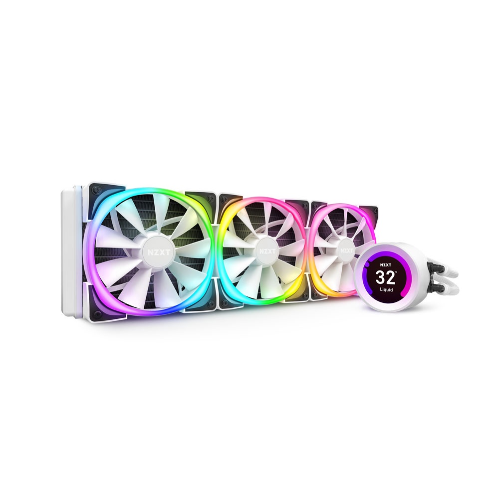 Tản nhiệt nước AIO NZXT Kraken Z73 RGB - Matte White (360mm)