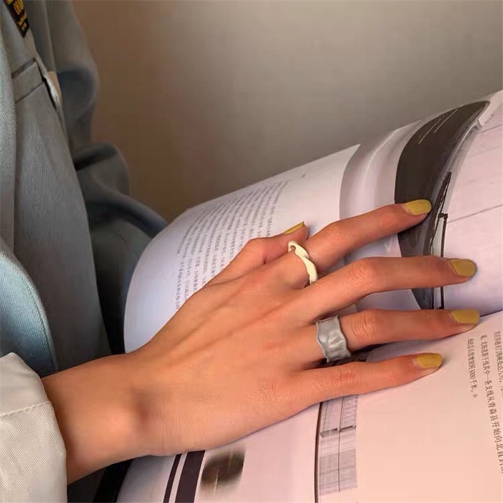 Nhẫn Hở Họa Tiết Hình Học Độc Đáo Thời Trang Cho Nữ