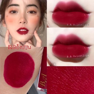 [ Đỏ mận ] Son cao cấp B.A