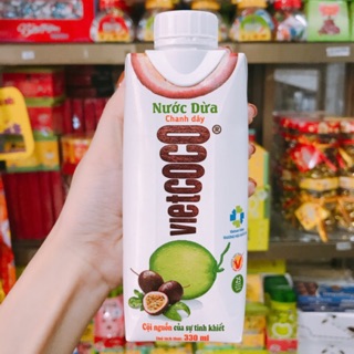 NƯỚC DỪA CHANH DÂY VIETCOCO 330ML