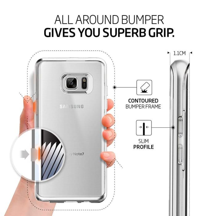 Spigen Ốp Lưng Đính Đá Sang Trọng Cho Samsung Galaxy Note Fe / Samsung Galaxy Note 7